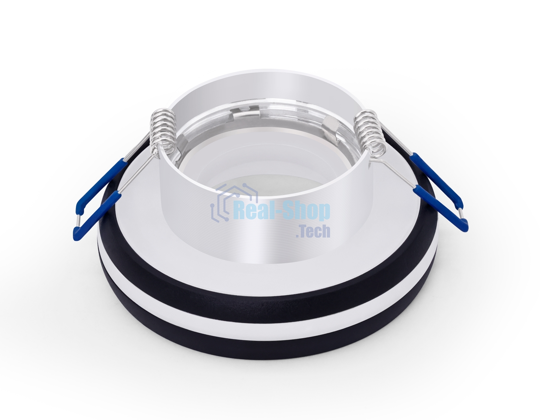 Светильник Ambrella light TN3322 SBK/FR черный песок/белый матовый GU5.3 D95*40