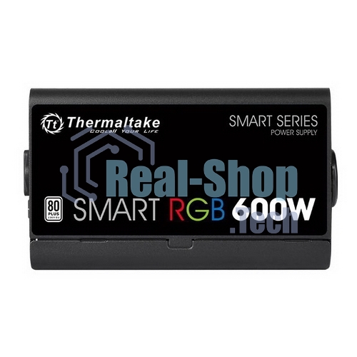 Блок питания Thermaltake Smart RGb (PS-SPR-0600NHSAWE-1), 600Вт, 80 PLUS, 120мм, черный