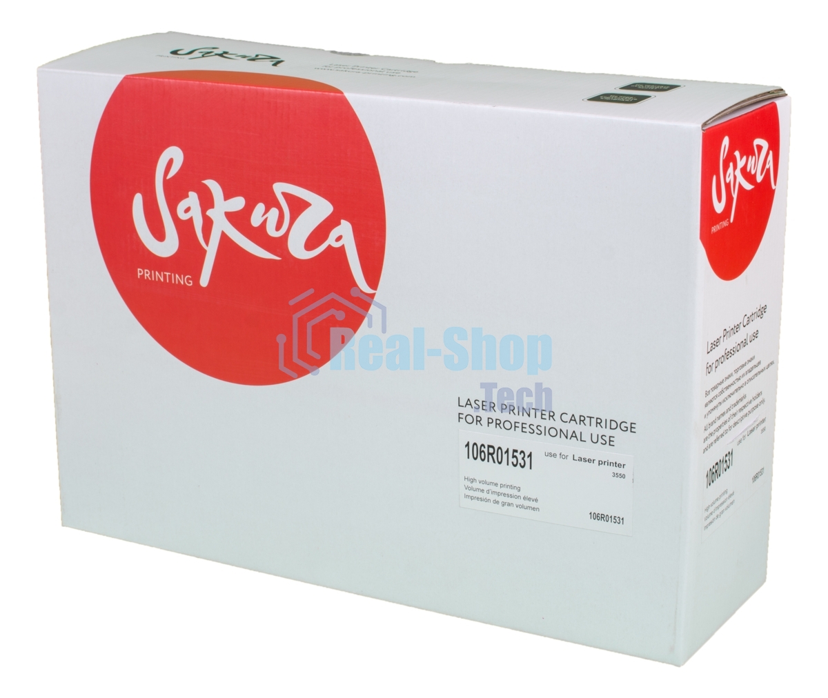 Картридж лазерный Sakura 106R01531 для Xerox WC 3550, черный, 11000 к.