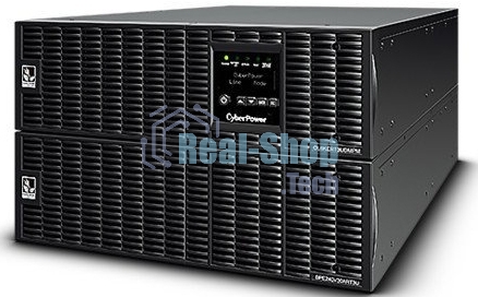 Источник бесперебойного питания CyberPower OL6KERT3UPM/6000 ВА/6000 Вт/2 х IEC 320 C19 (компьютерная), 8 х IEC 320 C13 (компьютерная), клеммная колодка
