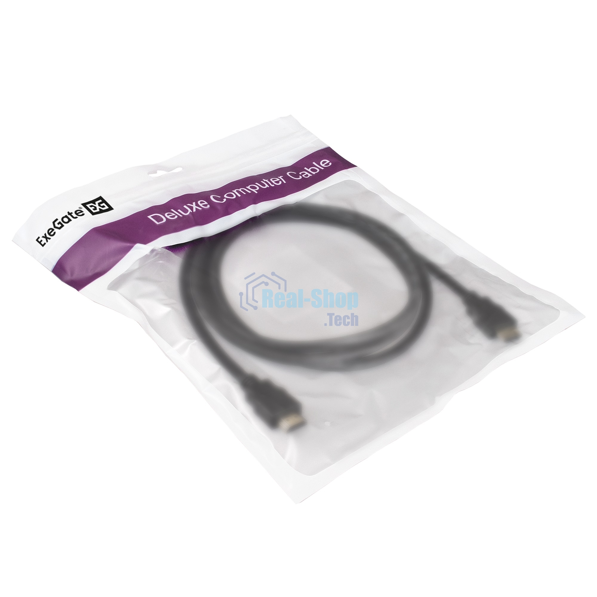 Кабель HDMI ExeGate EX287730RUS EX-CC-HDMI2-1.8 (19M/19M, v2.0, 1,8м, 4K UHD, Ethernet, позолоченные контакты)