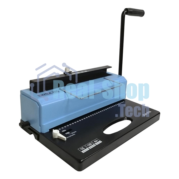 Переплетчик Office Kit B3415TH A4/перф.15л.сшив/макс.120л./метал.пруж. (4.8-14.3мм)