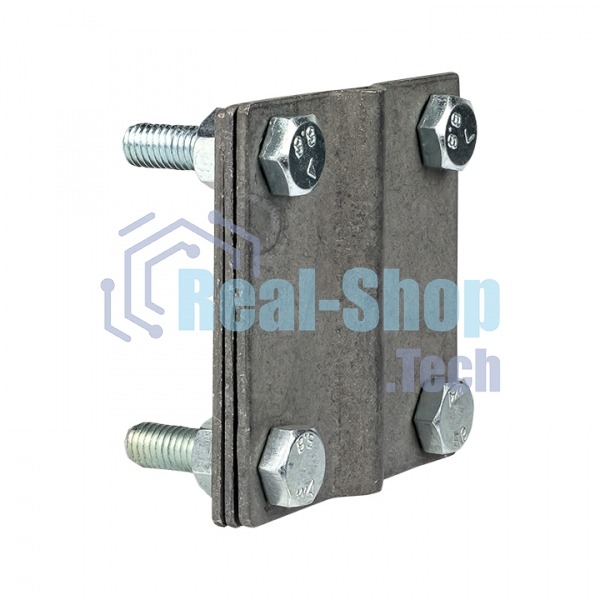 Зажим полоса 40 - прут 10 (3 пластины 70х70 мм) HZ EKF lp-g3101