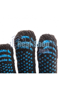 Перчатки трикотажные Сибртех хлопкоэфирные плюшевые, ПВХ 