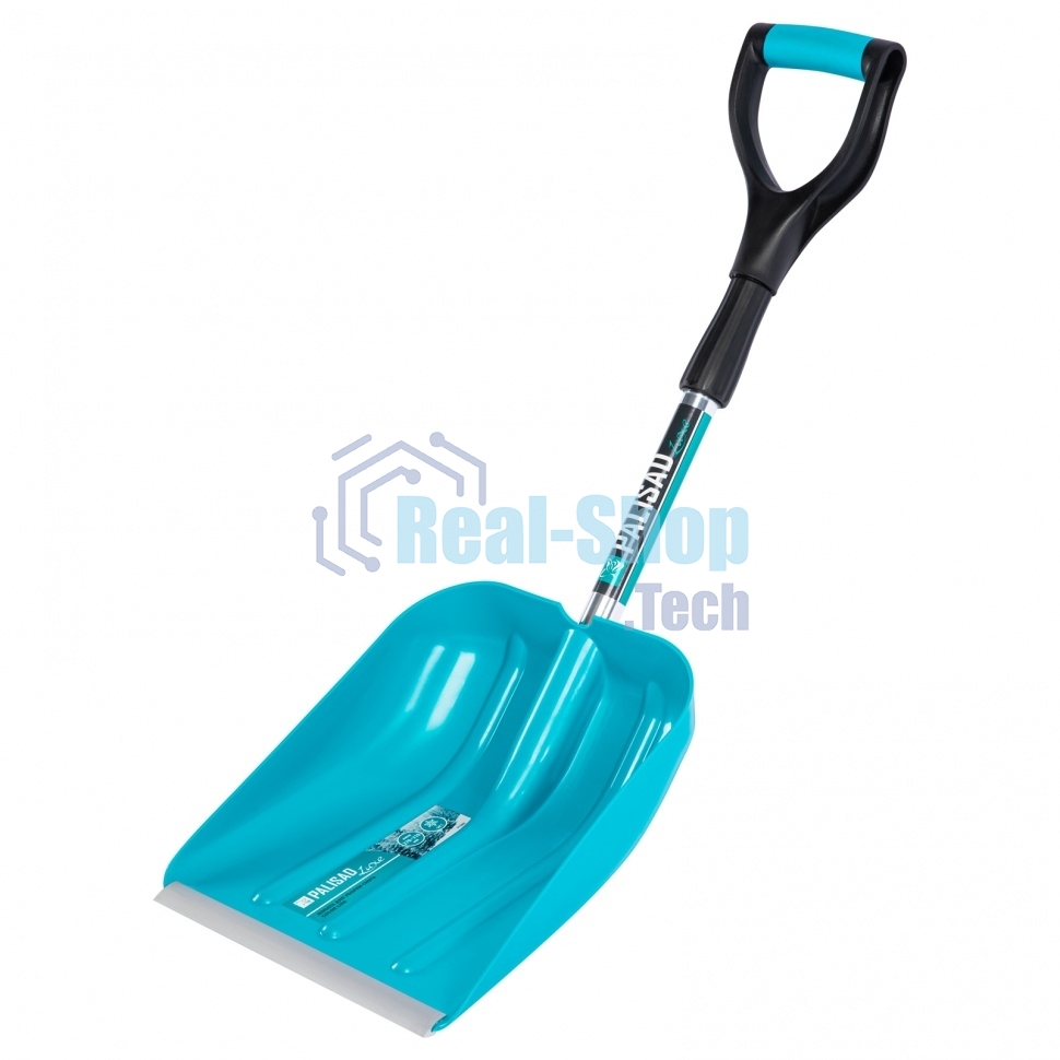 Лопата для уборки снега пластиковая LUXE,270х310х760-960 мм, телескопический черенок Palisad