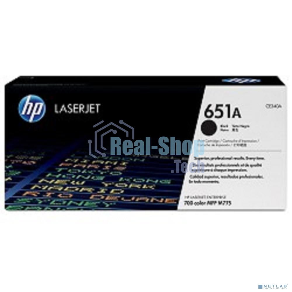 Картридж лазерный HP CE340A 651A черный для LaserJet 700 Color MFP 775 13500 стр.