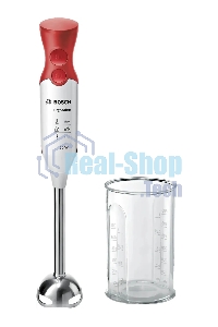 Блендер погружной Bosch MSM64110 450Вт белый/красный