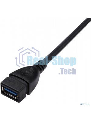 Кабель адаптер угловой KS-is KS-401O USB 3.0 M-F, левый