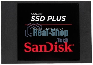 Накопитель SSD SanDisk SSD PLUS 2,5” SATA 250Gb, SDSSDA-250G-G28, 1 year