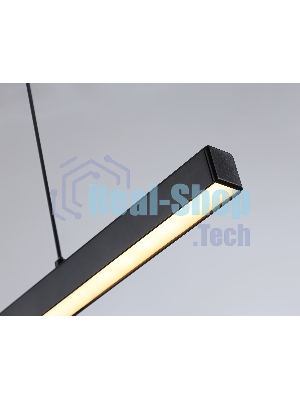Трековый однофазный подвесной светодиодный светильник Ambrella light GL6785 BK черный LED 24W 3000K 600*22*1025
