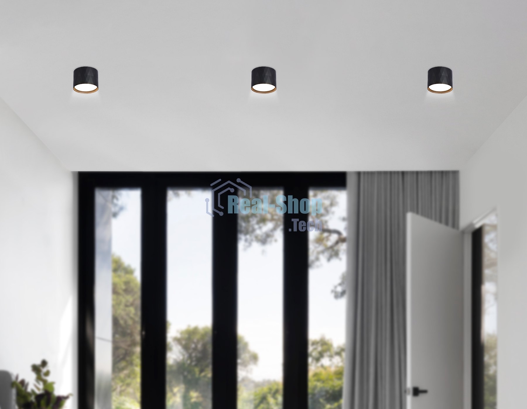 Светильник Ambrella light TN5359 BK черный GX53 D82*60