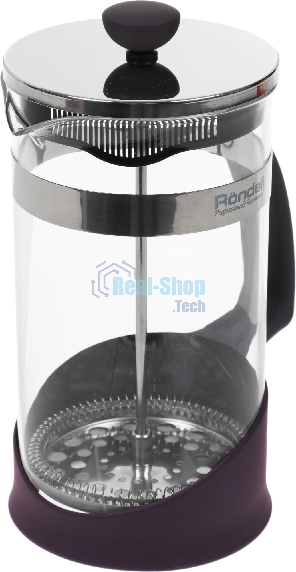 Френч-пресс Rondell Akzent RDS-938, 1 л, стальной