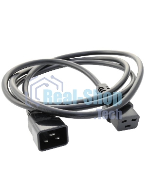 Кабель питания IEC 60320 С19 - IEC 60320 C20 - 1.0м
