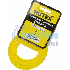 Леска для садовых триммеров Huter TS2412 d=2.4мм L=12м для Huter GGT-800S(T)/1000S(T)/1300S(T)/1500S(T) (71/2/13)