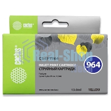 Картридж струйный Cactus CS-EPT964 желтый (13 мл) для Epson Stylus Photo R2880