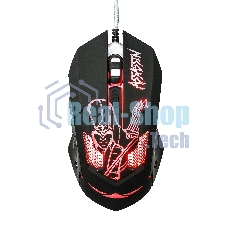 Мышь проводная Qumo Dragon War Assassin M33 черный, 3200 dpi, USB, кнопки - 6