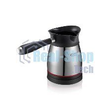 Электрическая турка Centek CT-1098 SS(металл) 0.5л, 1000Вт, нерж.сталь, съемная мягкая ручка