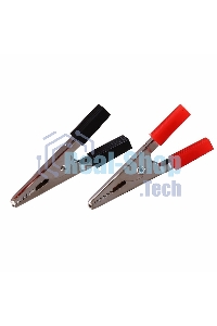 Зажим крокодил Rexant, длина 52 мм, ток 5A, 2 шт.