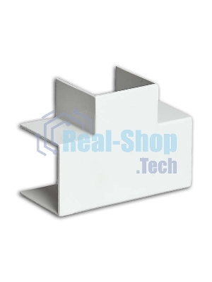 Тройник накладной 90град. 25х16 бел. Рувинил ТРН-25х16