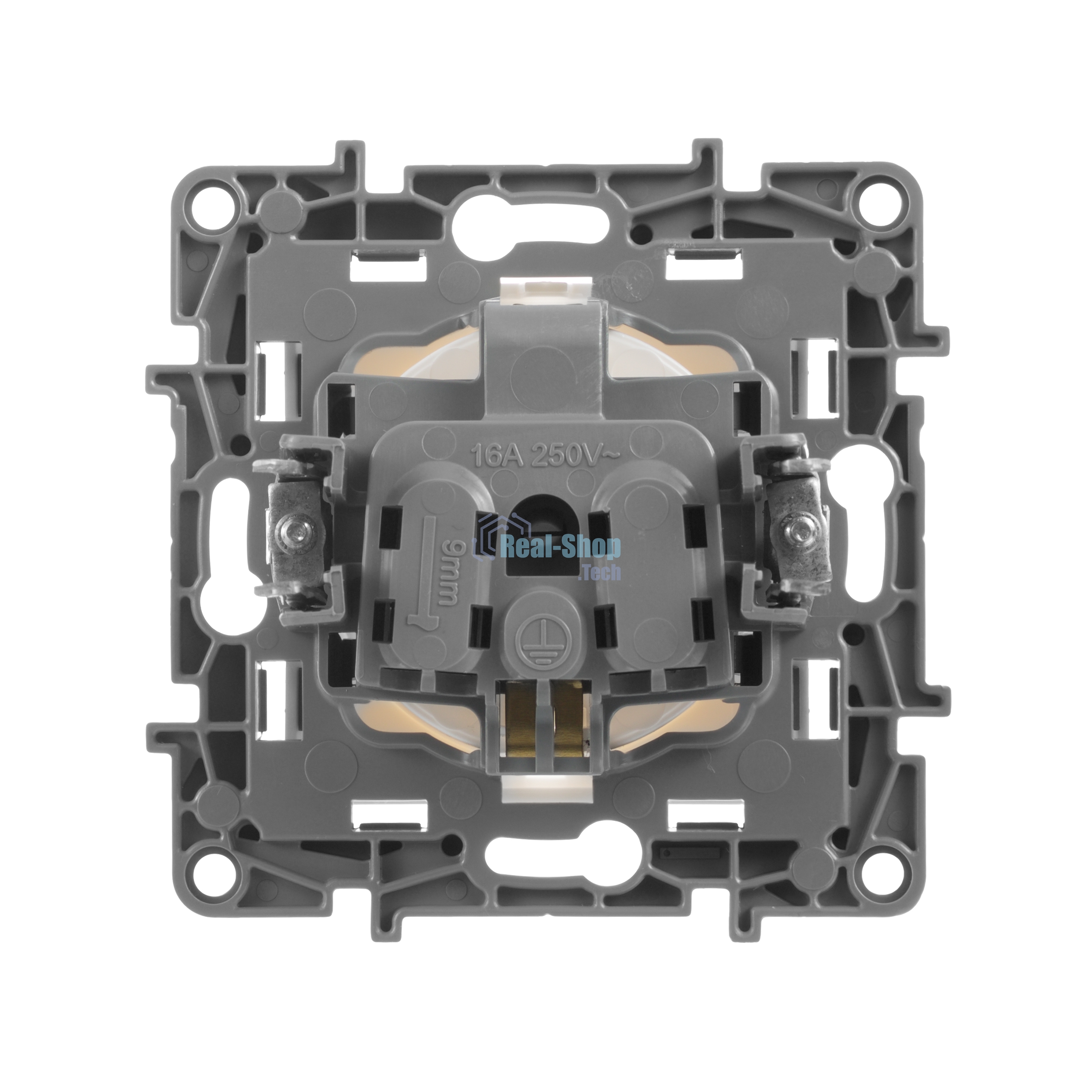 Розетка ETIKA 2К+З на винтах, белый ETIKA Розетка 2К+З на винтах, белый