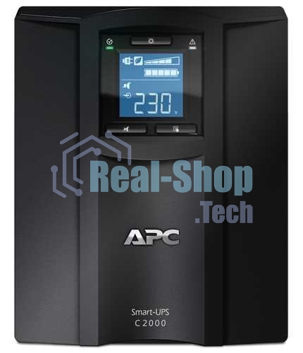 Источник бесперебойного питания APC Smart-UPS C SMC2000I 1300Вт 2000ВА черный