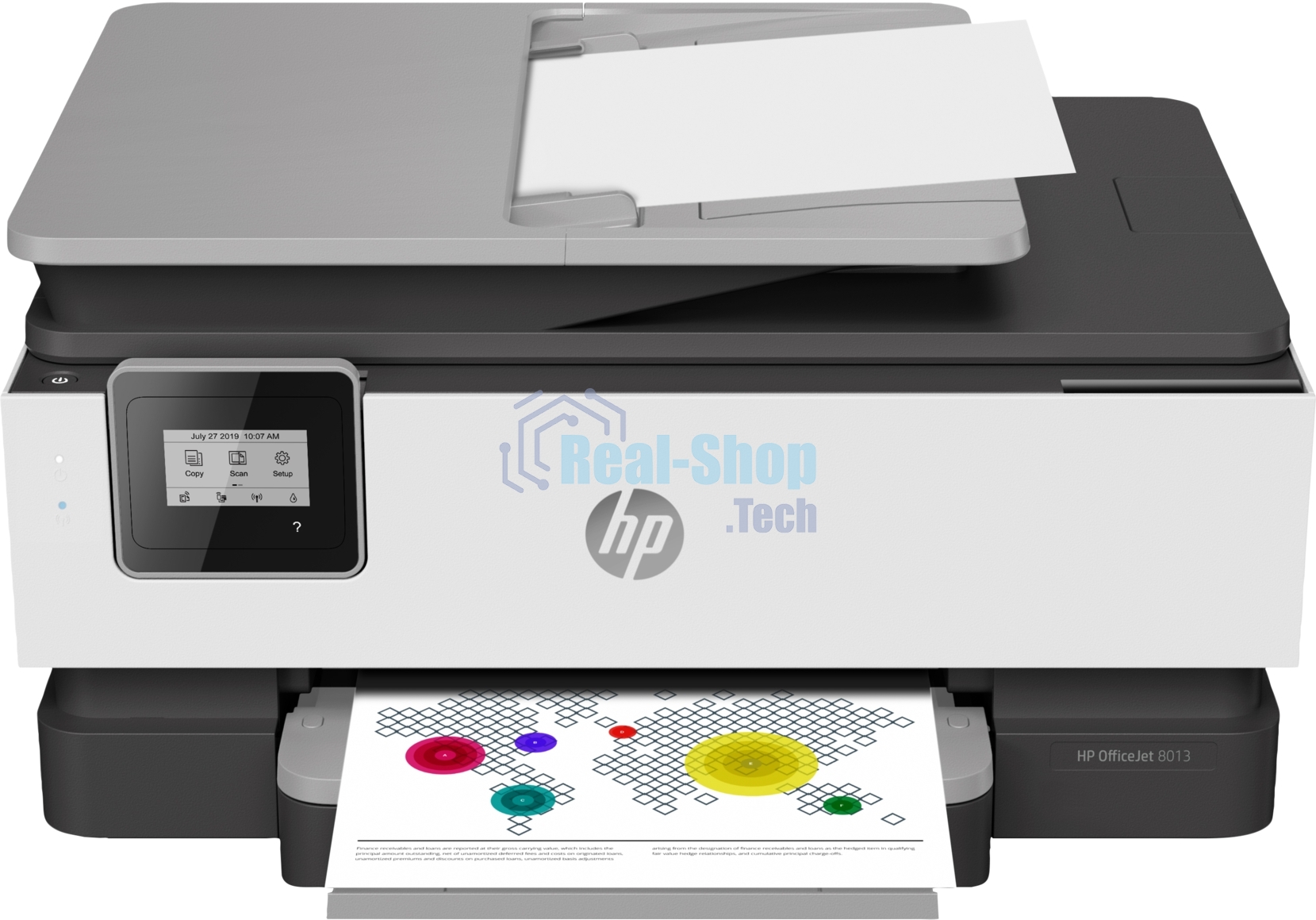 МФУ струйное HP Officejet Pro 8013 (1KR70B), A4, цветной, печ. до 18 стр/мин. (ч/б) до 10 стр/мин. (цвет), скан. до 8 стр/мин. (ч/б) 3.5 стр/мин. (цвет), 1200 x 1200 dpi, Wi-Fi, Air Print