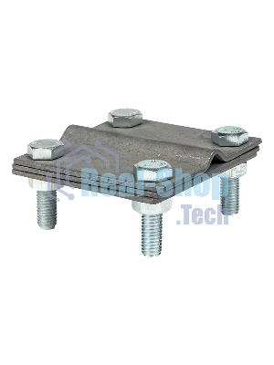 Зажим полоса 40 - прут 10 (3 пластины 70х70 мм) HZ EKF lp-g3101