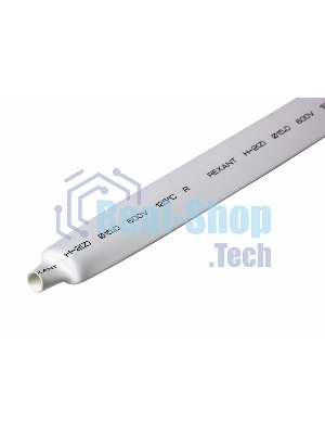 Трубка термоусаживаемая ТУТ 15,0/7,5мм, белая, упаковка 50 шт. по 1м, PROconnect