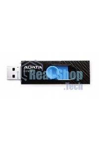 Флешка USB ADATA UV320 (AUV320-32G-RBKBL), 32Gb, USB 3.2 Gen 1, R/W 100/30, черный/голубой