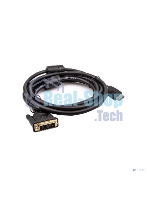 Кабель HDMI AM/DVI(24+1)M, 3 м, CU, 1080P@60Hz, 2F, VCOM CG484GD-3M