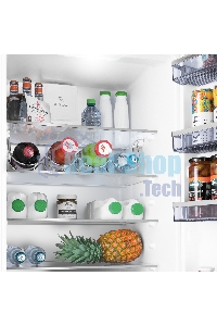 Встраиваемый холодильник Maunfeld MBF193SLFWGR Inverter белый двухкамерный 229/76 л морозилка снизу