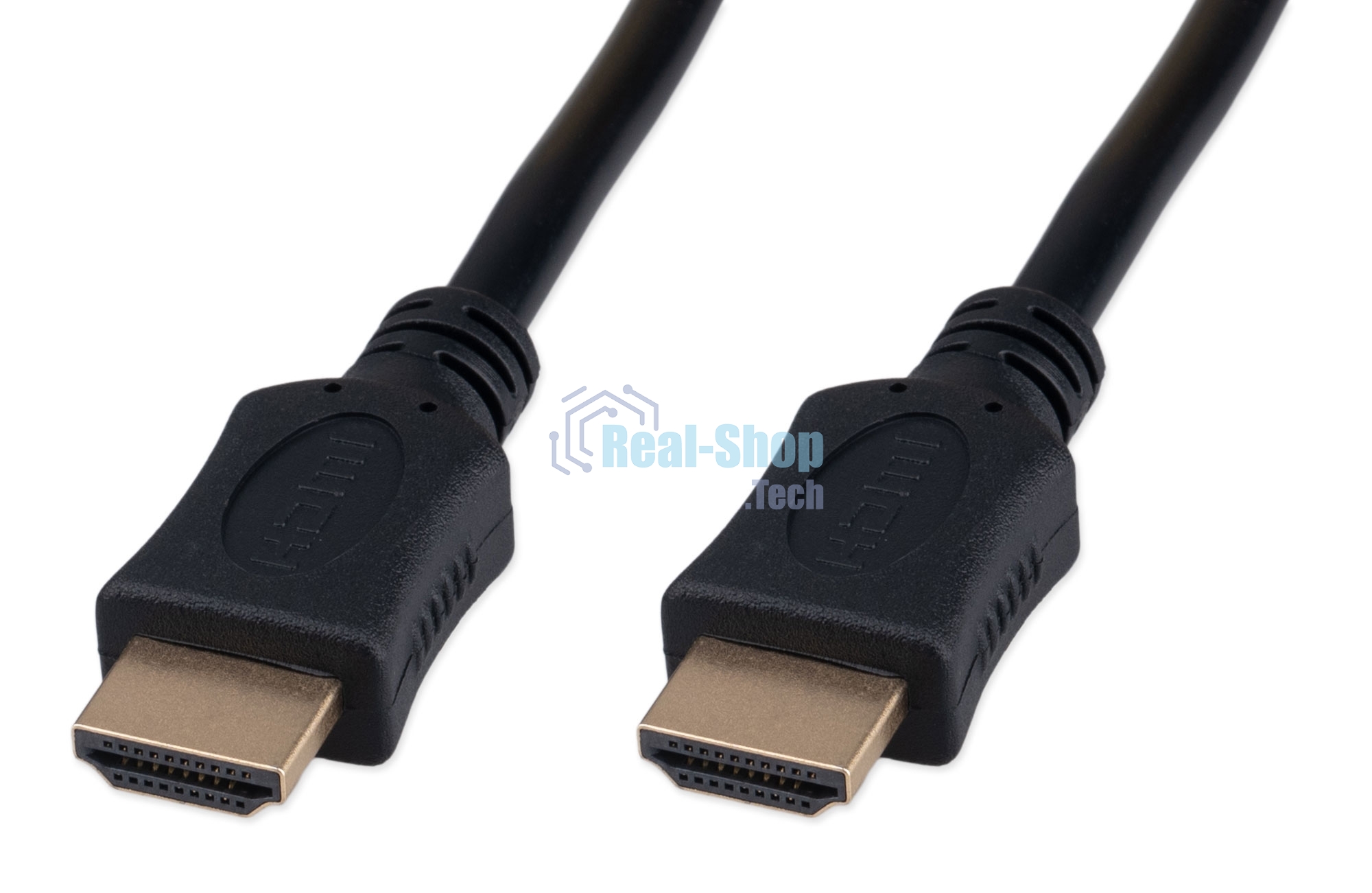 Кабель HDMI Cablexpert CC-HDMI4L-2M, 19M/19M, v2.0, Light, позол.контакты, экран, 2м, черный, пакет
