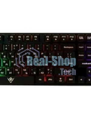 Клавиатура проводная KG-23U BLACK Nakatomi Gaming - игровая с RGb-подсветкой, USB, черная