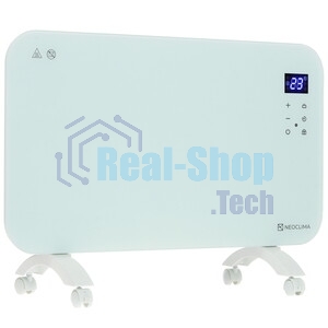 Конвектор электрический Neoclima AURA-1500W белый, 1500 Вт, 20 м2, электронный термостат, Wi-Fi