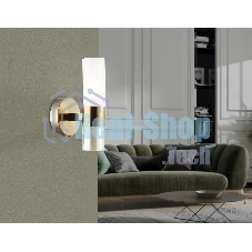Настенный светильник Ambrella light LH55116 BS/FR/TI латунь/белый матовый/янтарь E14 max 40W 130*100*225
