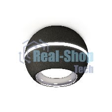 Светильник Ambrella Light XS1102002 SBK/PSL черный песок/серебро полированное MR16 GU5.3 LED 3W 4200K (C1102, N7023)