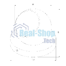 35143/S / Светильник садово-парковый со светодиодами Ball LED белый
