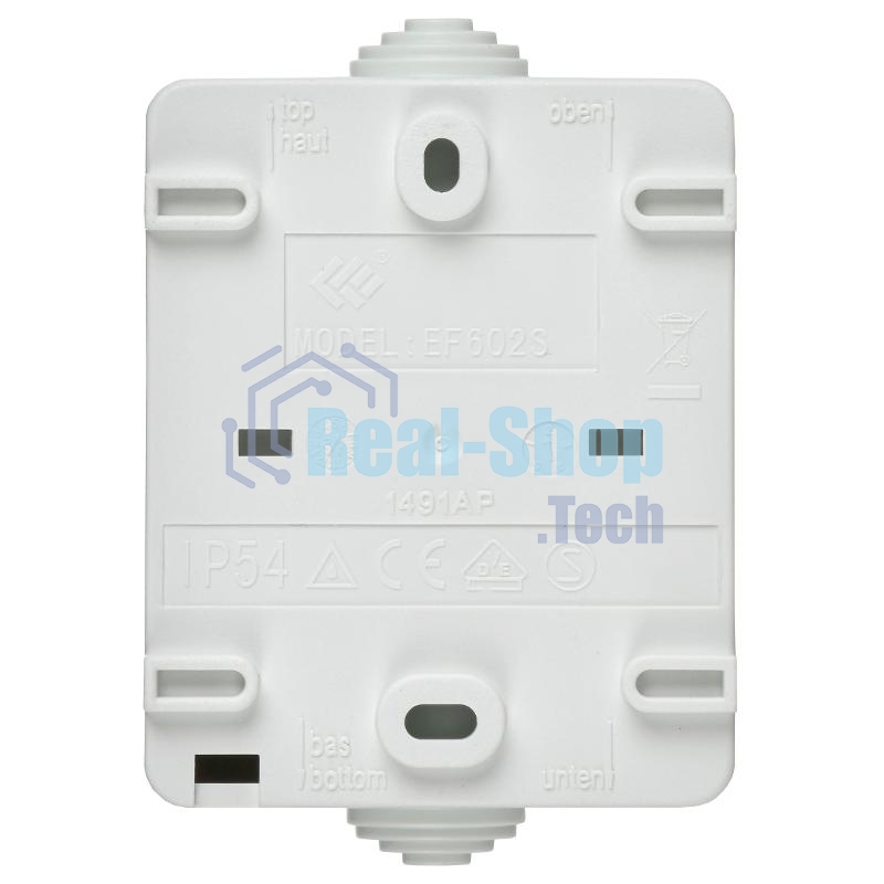 Розетка IEK ERS12-K01-16-54-DC ОП Форс РСб20-3-ФБ 16А IP54 с заземл. защ. шторки белый
