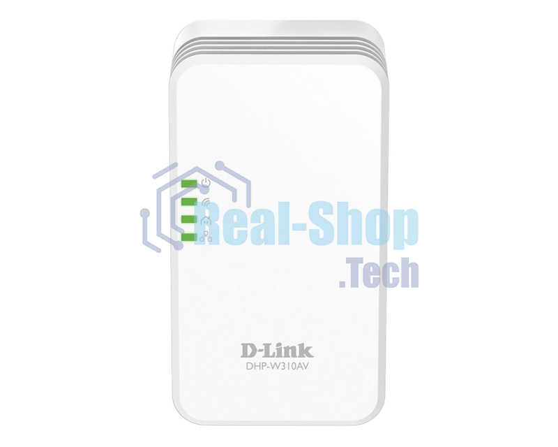 Беспроводной PowerLine-адаптер D-Link DHP-W310AV N300 с поддержкой HomePlug AV