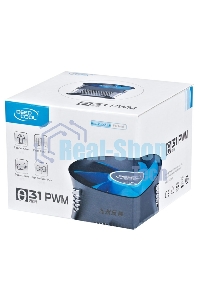 Кулер для процессора DEEPCOOL THETA 31 PWM черный/синий, 92 мм, алюминий/медь, 2400 об/мин, 32.5 дБ, 4 pin, 95 Вт, 60 мм
