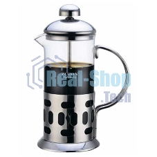 Френч-пресс Zeidan, Z-4202, 0,35 л, нержавеющая сталь, термостойкое стекло, подарочная упаковка