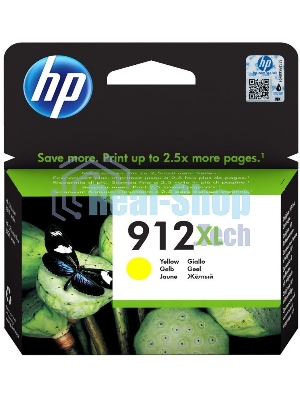 Картридж струйный HP 912XL 3YL83AE желтый увеличенной емкости (825 стр) для HP OfficeJet 801x, 802x