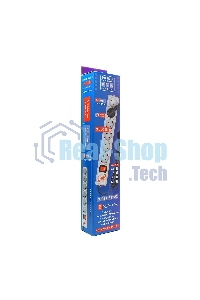 Сетевой фильтр Power Cube 1,9 м 6 розеток (белый) 16B/3,5 кВт