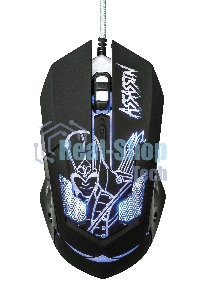 Мышь проводная Qumo Dragon War Assassin M33 черный, 3200 dpi, USB, кнопки - 6