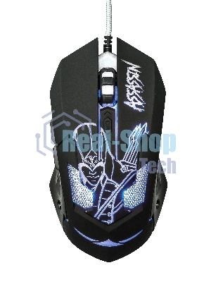 Мышь проводная Qumo Dragon War Assassin M33 черный, 3200 dpi, USB, кнопки - 6
