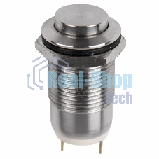 Кнопка антивандальная Rexant Ø12 Фикс (2с) ON-OFF выпуклая