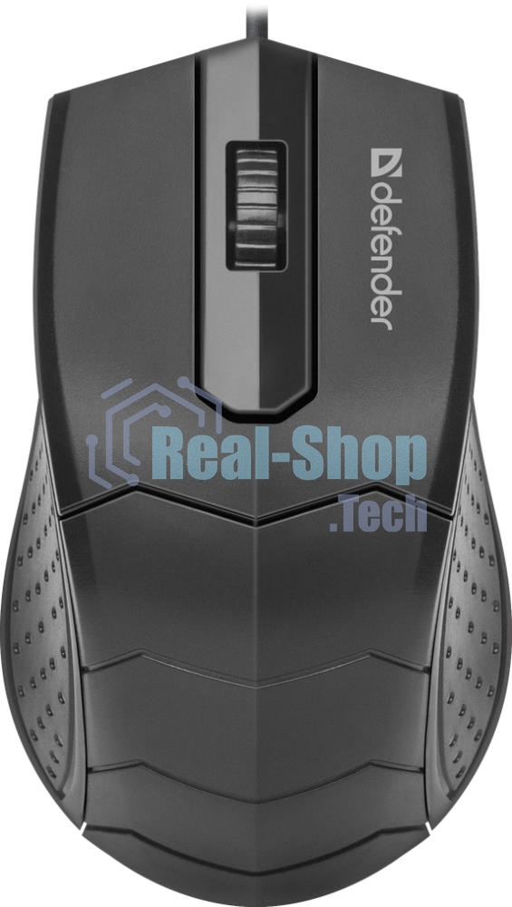 Мышь проводная Defender HIT MB-530 черный, 1000 dpi, USB, кнопки - 3