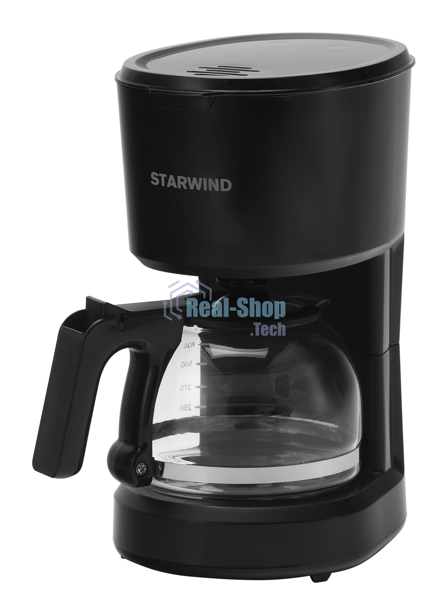 Кофеварка капельная Starwind STD0610 черный, исп. кофе - молотый, 0.6 л, 600 Вт.