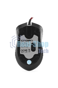 Мышь проводная Crown Gaming CMXG-804 черный, 2000 dpi, USB, кнопки - 9