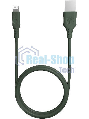 Кабель Vipe VPCBLMFIPVCGRN USB (m)-Lightning (m) 1.2м зеленый